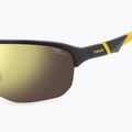Polaroid PLD 7059/S Herren Sonnenbrille mattschwarz gelb/gold polarisiert mit hohem Kontrast 6