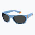 Polaroid PLD 8064/S azurblaue/graue polarisierte Kindersonnenbrille 2