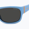 Polaroid PLD 8064/S azurblaue/graue polarisierte Kindersonnenbrille 5
