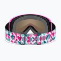 Skibrille Smith Snowday Jr vivid pink hearts/green sol-x mirror 3