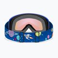 Skibrille Smith Snowday Jr supernova rockets/blue sensor mirror 7