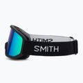 Skibrille Smith Transfer black/green sol-x mirror 4
