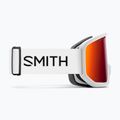 Skibrille Smith Transfer white/red sol-x mirror 8