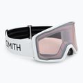 Skibrille Smith Tribute white/ignitor mirror