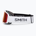 Skibrille Smith Tribute white/red sol-x mirror 4