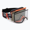 Skibrille Smith Squad cinder chop up/chrp sun black gold mirror/clear
