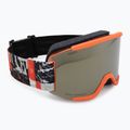 Skibrille Smith Squad cinder chop up/chrp sun black gold mirror/clear 2