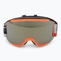 Skibrille Smith Squad cinder chop up/chrp sun black gold mirror/clear 3