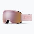 Skibrille  Smith Squad carnation/chrp everyday rose gold mirror/clear
