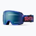 Skibrille  Smith Squad Supernova Vibes/ChromaPop Everyday Blue Mirror/Clear