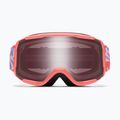 Kinder-Skibrille Smith Daredevil Jr Flare Flora/Ignitor Mirror 6