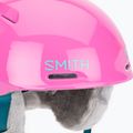 Kinder-Skihelm Smith Glide Jr Mips vivid pink hearts 5
