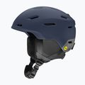 Skihelm Smith Descend Mips matte royal navy/wolf gray