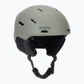Skihelm Smith Descend MIPS matte fatigue green/black