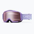 Kinder-Skibrille Smith Daredevil S2 light lavender dot clouds/ignitor mirror antifog