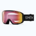 Skibrille Smith Blazer S1-S2 black/photochromic red sensor mirror