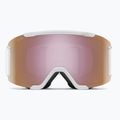 Skibrille Smith Squad S2 white vapor/chromapop everyday rose gold mirror 2