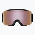 Skibrille Smith Squad S2 black/chromapop everyday rose gold mirror 2