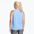 Damen Trainings-Tank-Top Under Armour Rival Muscle Tank horizon blau/weiß 2