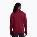 Männer unter Rüstung Launch Elite CW Half Zip kardinal / reflektierende Lauf Sweatshirt 2