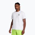 Shirt Herren Under Armour Run Anywhere SS white/morph green/black