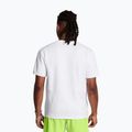 Shirt Herren Under Armour Run Anywhere SS white/morph green/black 2