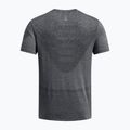 Herren Under Armour Seamless Stride tetra grau/reflektierend Laufshirt 4