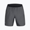 Men's Under Armour Launch 7" Heather schwarz / schwarz / reflektierende Laufshorts 6