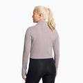 Frauen unter Armour Launch Elite Half Zip tetra grau/reflektierend laufen Longsleeve 2