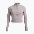 Frauen unter Armour Launch Elite Half Zip tetra grau/reflektierend laufen Longsleeve 3