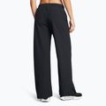 Damen Hose Under Armour Rival Wide Leg black / white 3