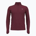 Herren unter Rüstung Vanish CW 1/4 Zip Kardinal / reflektierende laufen Sweatshirt