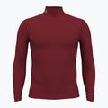 Herren Under Armour Elite Mock CG Kardinal/Metallic Silber Longsleeve