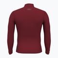 Herren Under Armour Elite Mock CG Kardinal/Metallic Silber Longsleeve 2