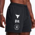 Herren-Shorts Under Armour Project Rock Terry Badge Of Honor Fleece black 4