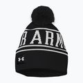 Wintermütze Herren Under Armour Halftime Pom Beanie black/white/white 3