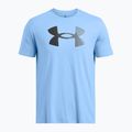 Herren Under Armour Big Logo T-shirt Fill steel horizon blau/schwarz