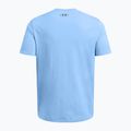 Herren Under Armour Big Logo T-shirt Fill steel horizon blau/schwarz 2