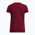 Under Armour Damen Rival Logo-T-Shirt kardinal/weiß 4