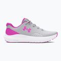 Under Armour Charged Surge 4 halo grau/vivid magenta/vivid magenta Damen Laufschuhe 9