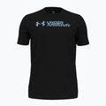 Trainingsshirt Herren Under Armour Sliced Wordmark 60/40S black/horizon blue