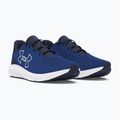 Herren Laufschuhe Under Armour Charged Pursuit 3 Big Logo tech blue/midnight navy/white 8