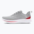 Under Armour Velociti 4 halo grau/racer rot/weiß Herren Laufschuhe 2