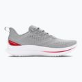 Under Armour Velociti 4 halo grau/racer rot/weiß Herren Laufschuhe 3