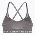 Unter Armour Crossback Low tetra grau/weiß Training BH 2