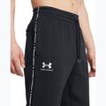 Herren Under Armour Icon Fleece Jgr schwarz/weiss Hose 4