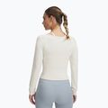 Damen Trainings-Longsleeve Under Armour Train Seamless stone/white 2