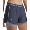 Trainingsshorts Damen Under Armour Tech Play Up 2in1 downpour gray / harbor blue / harbor blue 4