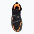 Under Armour Flow Futr X 4 UAA Basketball Schuhe schwarz/Castlerock/Blaze Orange 5