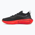 Herrenschuhe Under Armour Phantom 4 black/lava red/metallic silver 9